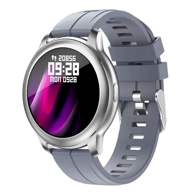 Akıllı Saat Kalp Atışı Kan Basıncı Ölçümü Adım Uykuyu İzleme Gri